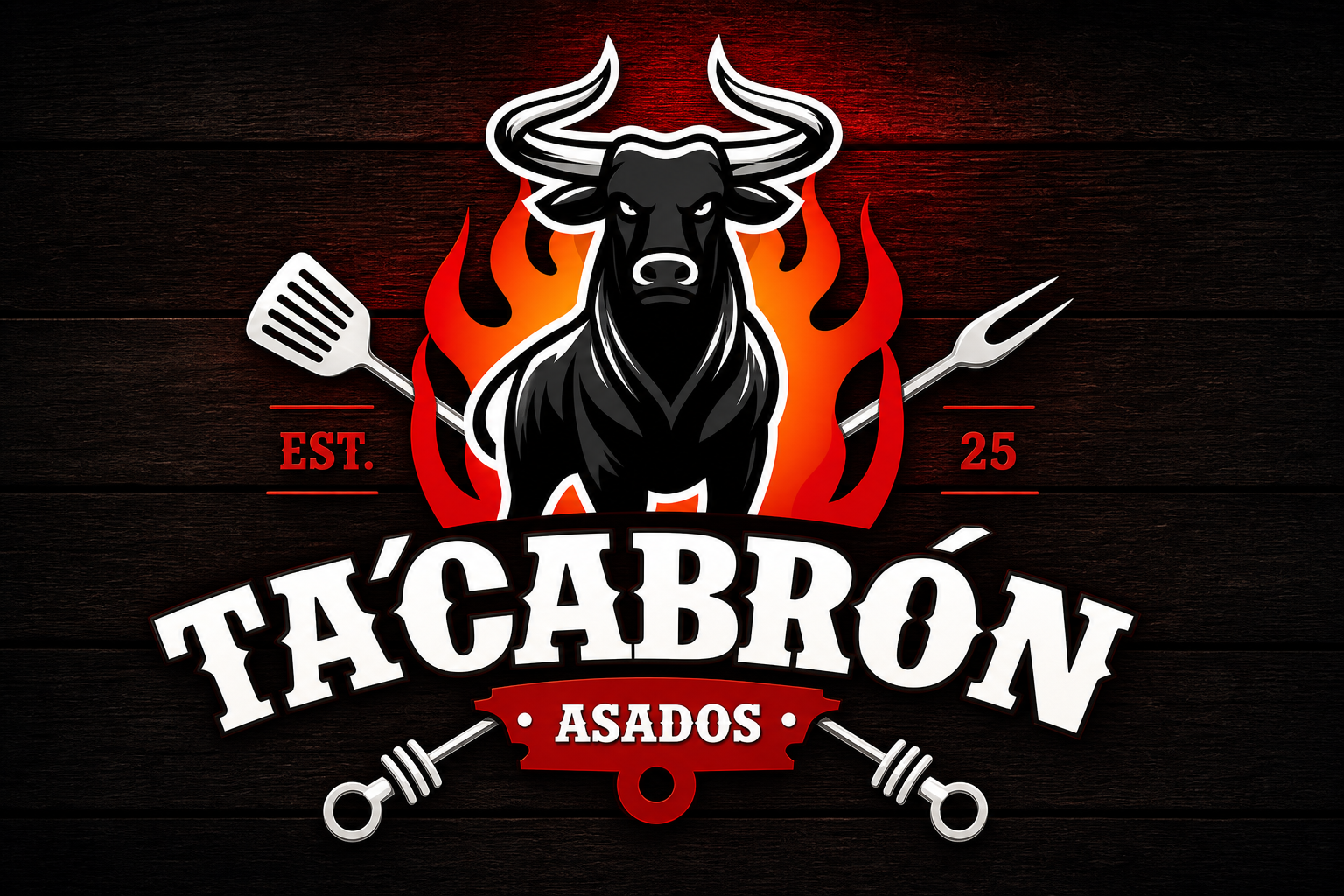 Logo de Asados Ta´ Cabrón